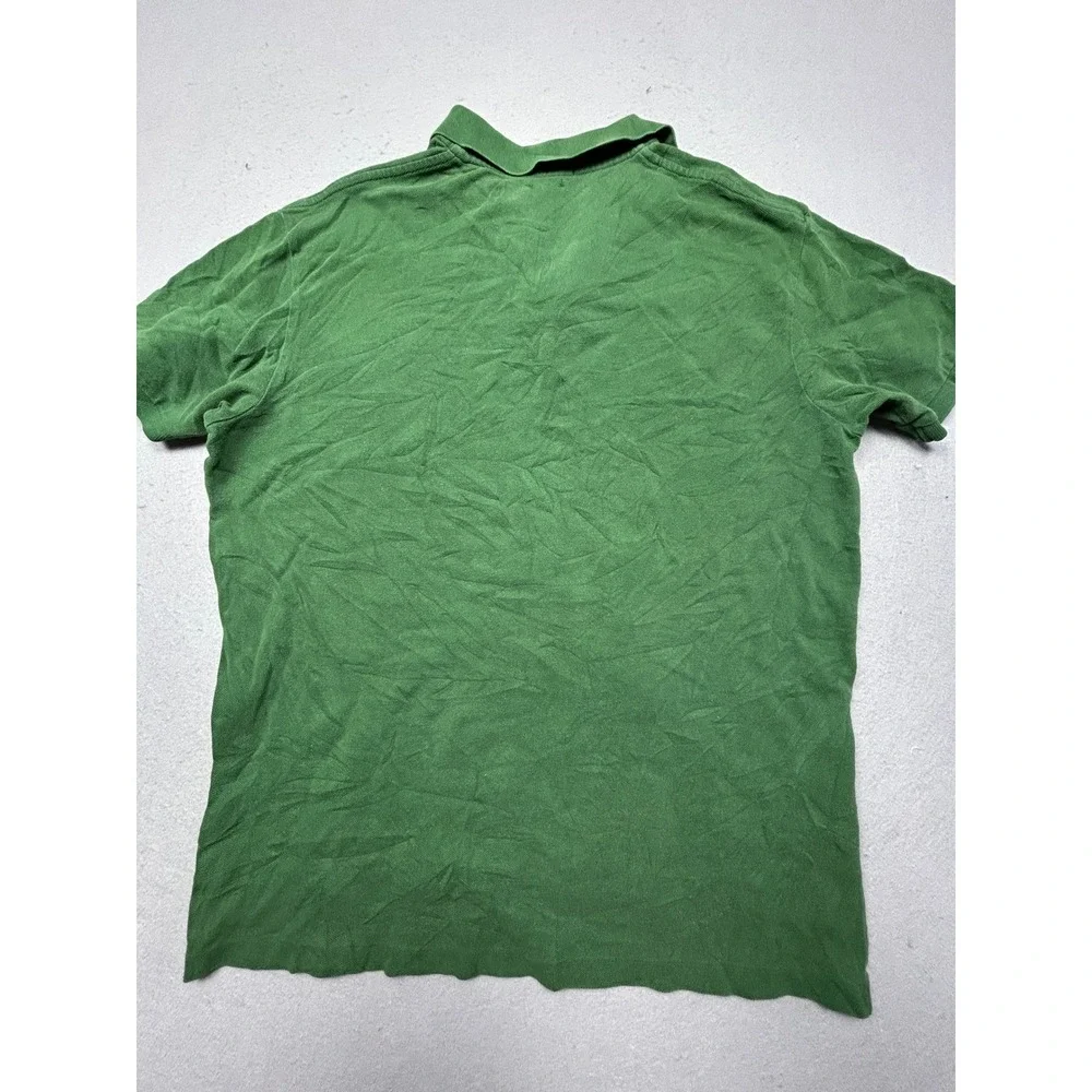 Polo Ralph Lauren Polo Shirt Cotton Pique Green Large Mens